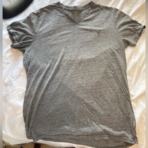Gray V-Neck Men's Shirt